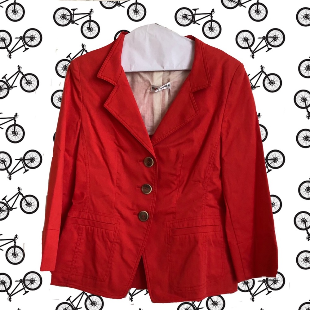 Trixi Schober Germany Coral Blazer Sz 8